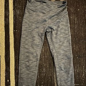 OV Grey Heather Tech Sweat Tights